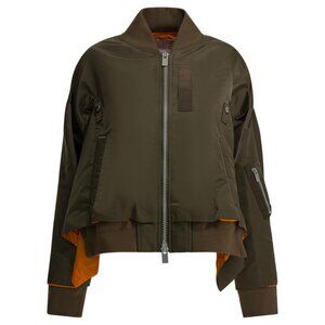 Sacai Nylon Zippered Bomber Jacket Tag Size 2 Women